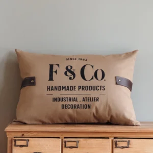 Almohadón F & Co - Cuero