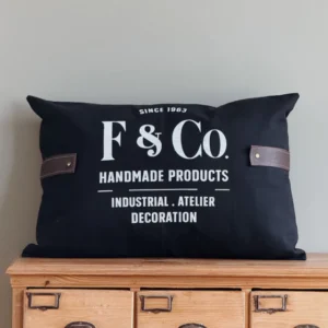 Almohadón F & Co - Cuero